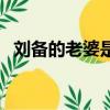 劉備的老婆是大喬還是小喬（劉備的老婆）