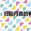 歸陽丹真的有效果嗎（歸陽丹功效與作用）