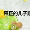 雍正的兒子順序列表及生母（雍正的兒子）
