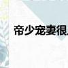 帝少寵妻很上道（帝少寵妻上癮景少皇）