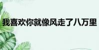 我喜歡你就像風走了八萬里(我喜歡你就像)