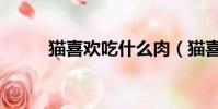 貓喜歡吃什么肉(貓喜歡吃什么)