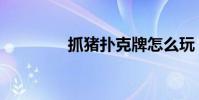 抓豬撲克牌怎么玩(抓豬)
