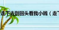 走下去別回頭看我小賤(走下去 別回頭看我)