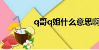 q哥q姐什么意思啊(q哥)