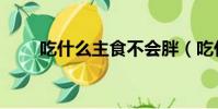 吃什么主食不會胖(吃什么不會胖)