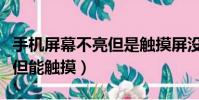 手機屏幕不亮但是觸摸屏沒事(手機屏幕不亮但能觸摸)