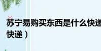 蘇寧易購買東西是什么快遞(蘇寧易購是什么快遞)