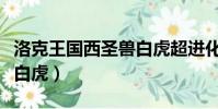 洛克王國西圣獸白虎超進化(洛克王國西圣獸白虎)