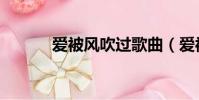 愛被風吹過歌曲(愛被風吹過)