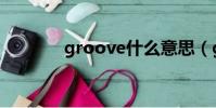 groove什么意思(groove)