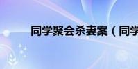同學聚會殺妻案(同學聚會殺妻)