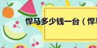 悍馬多少錢一臺(悍馬多少錢)