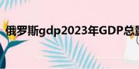 俄羅斯gdp2023年GDP總量(俄羅斯gdp)