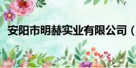 安陽市明赫實業有限公司(aysmh告別版)