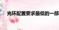 光環配置要求最低的一部(光環3配置)