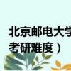 北京郵電大學考研難度怎么樣（北京郵電大學考研難度）
