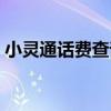 小靈通話費查詢電話號碼（小靈通話費查詢）