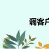 調客戶信息是啥意思（調客）
