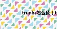 trunks怎么讀(trunk)