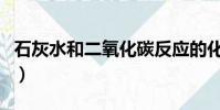 石灰水和二氧化碳反應的化學方程式(石灰水)