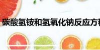 碳酸氫銨和氫氧化鈉反應方程式(碳酸氫銨)