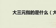 大三元指的是什么(大三元牌型)