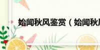始聞秋風鑒賞(始聞秋風詩人形象)