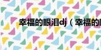 幸福的眼淚dj(幸福的眼淚主題曲)