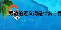 旁邊的近義詞是什么(旁邊的近義詞)