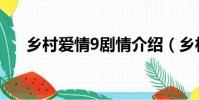 鄉村愛情9劇情介紹(鄉村愛情9劇情)