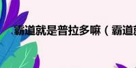 霸道就是普拉多嘛(霸道就是普拉多嗎)