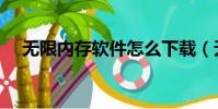 無限內存軟件怎么下載(無限內存軟件)