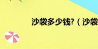 沙袋多少錢?(沙袋多少錢)