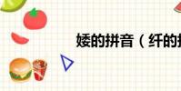 婑的拼音(纖的拼音)