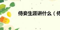 侍妾生涯講什么(侍妾生涯)