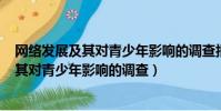網絡發展及其對青少年影響的調查報告500字(網絡發展及其對青少年影響的調查)