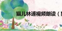 貓兒林逋視頻朗讀(貓兒林逋)