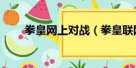 拳皇網上對戰(拳皇聯網對戰平臺)
