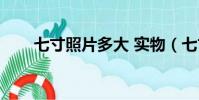 七寸照片多大 實物(七寸照片多大)