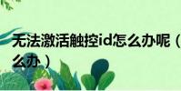 無法激活觸控id怎么辦呢(無法激活觸控id怎么辦)