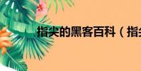 指尖的黑客百科(指尖的黑客)