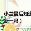 小蘭最后知道柯南是新一嗎（小蘭知道柯南是新一嗎）