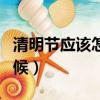 清明節應該怎么問候圖片（清明節應該怎么問候）
