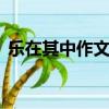 樂在其中作文800字（樂在其中作文600字）