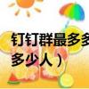 釘釘群最多多少人視頻聊天（釘釘群最多支持多少人）