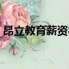 昂立教育薪資待遇（昂立教育員工待遇好嗎）