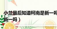 小蘭最后知道柯南是新一嗎(小蘭知道柯南是新一嗎)