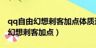 qq自由幻想刺客加點體質還是靈巧(qq自由幻想刺客加點)