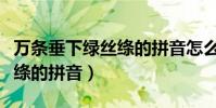 萬條垂下綠絲絳的拼音怎么讀(萬條垂下綠絲絳的拼音)